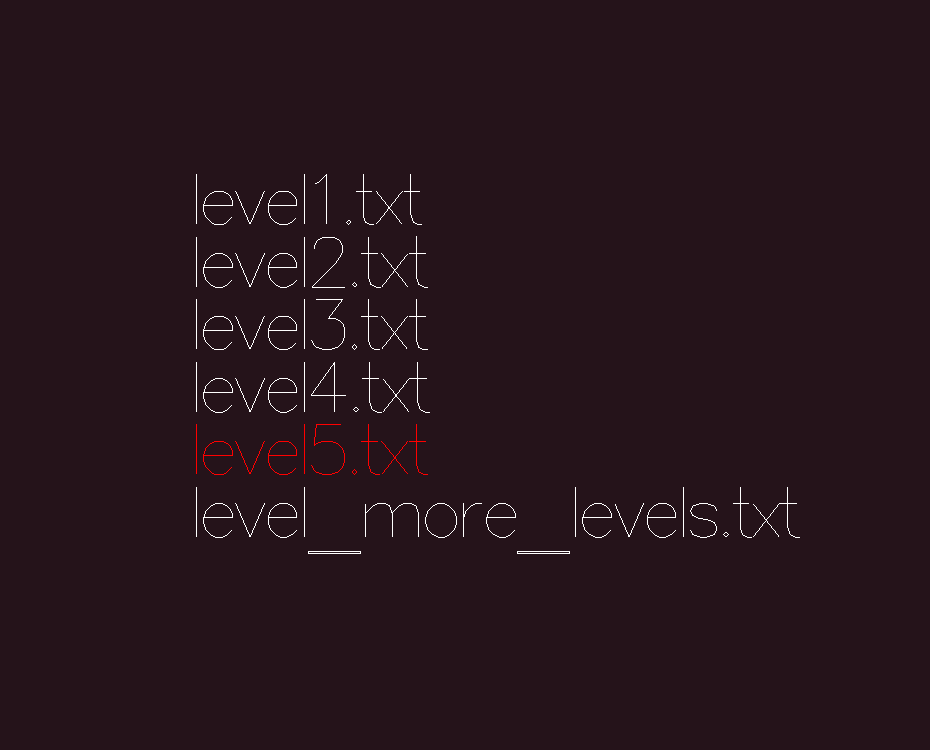 Select level 5