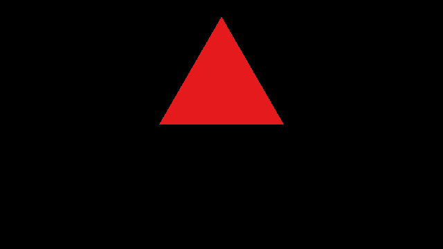 Running ./raycasting ../data/triangle.json should produce id.png that looks like this.
